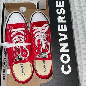 Converse sneakers size 8 worn twice with socks great condition